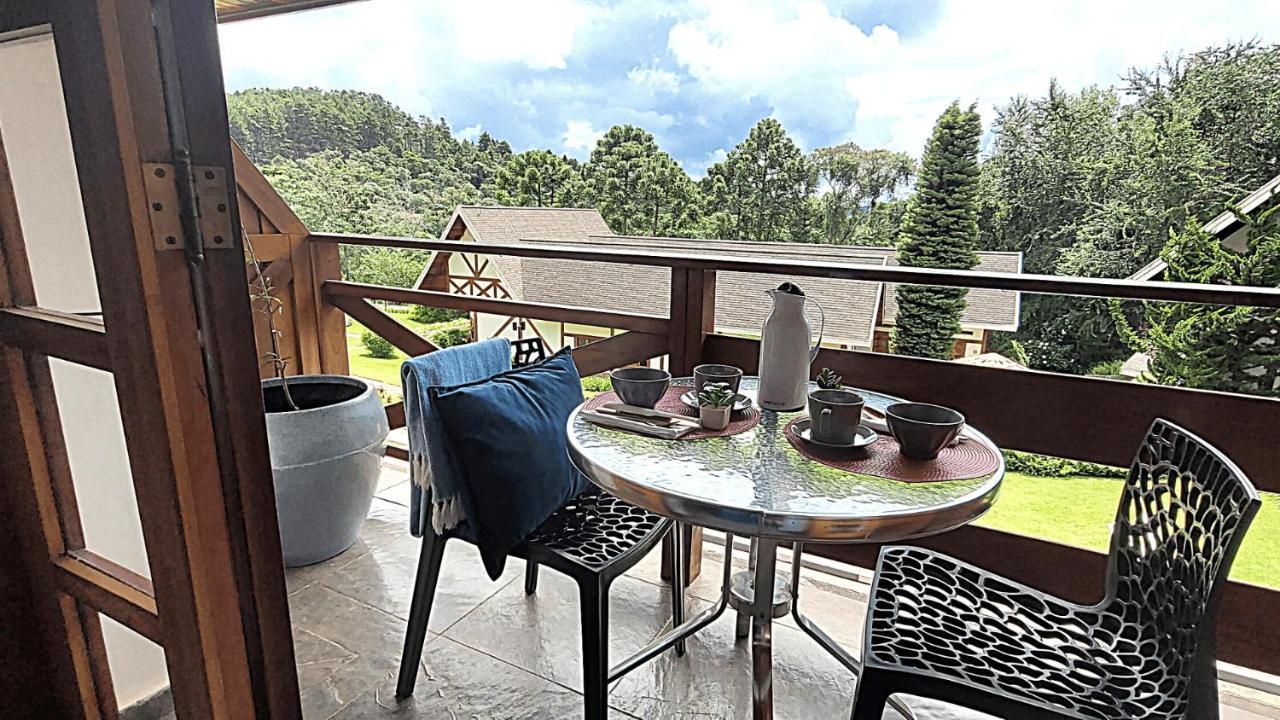 Duplex Luxo Com Piscina Aquecida, Lareira E Wifi Apartment Campos do Jordão Exterior foto